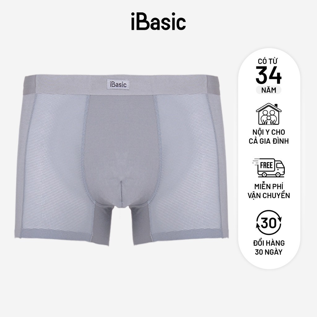 Ảnh Quần lót nam iBasic boxer thoáng khí iBasic PANM116 2