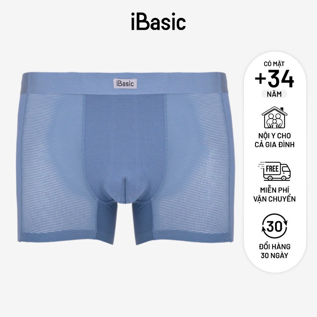 Review Quần Lót Nam iBasic Boxer Thoáng Khí PANM116 - Mát Lạnh, Thoải Mái