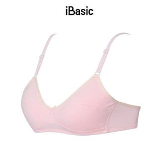 Áo ngực nữ học sinh iBasic không gọng mút mỏng cotton USA kháng khuẩn BRAT018