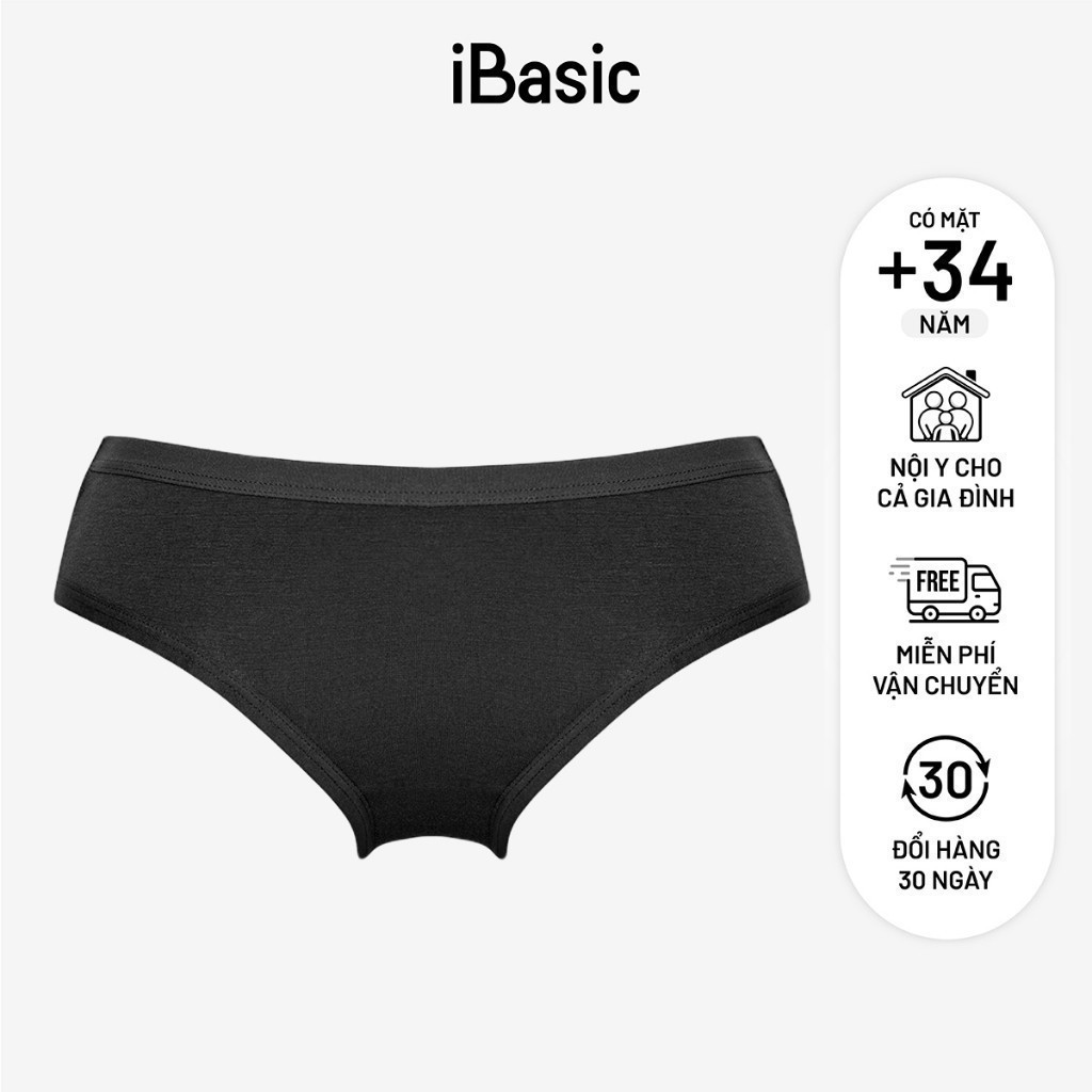 Ảnh Quần lót nữ iBasic thun visco bikini basic PANW002 4