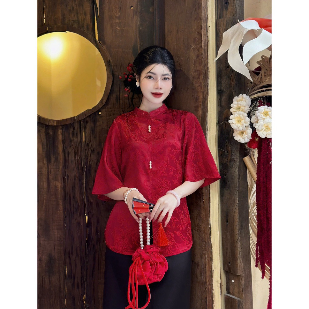 Đồ Lam Đi Chùa Cổ Tàu Lụa Đơn Mềm Mại Thanh Lịch Phù Hợp Đi Lễ Chùa 4 Size S,M,L,XL
