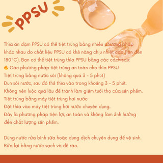 (Kèm hộp)Thìa dĩa vòng  tập xúc cho bé, PPSU cao cấp an toàn,nhẹ,không gây mỏi tay cho Bé mã T21