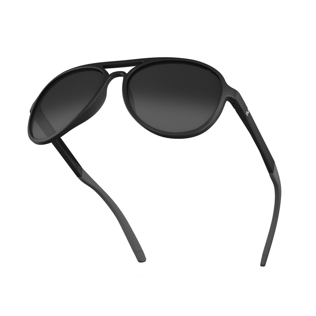 Ảnh Kính mát phân cực hiking MH120 loại 3 cho người lớn DECATHLON Đen mã 8615943 1
