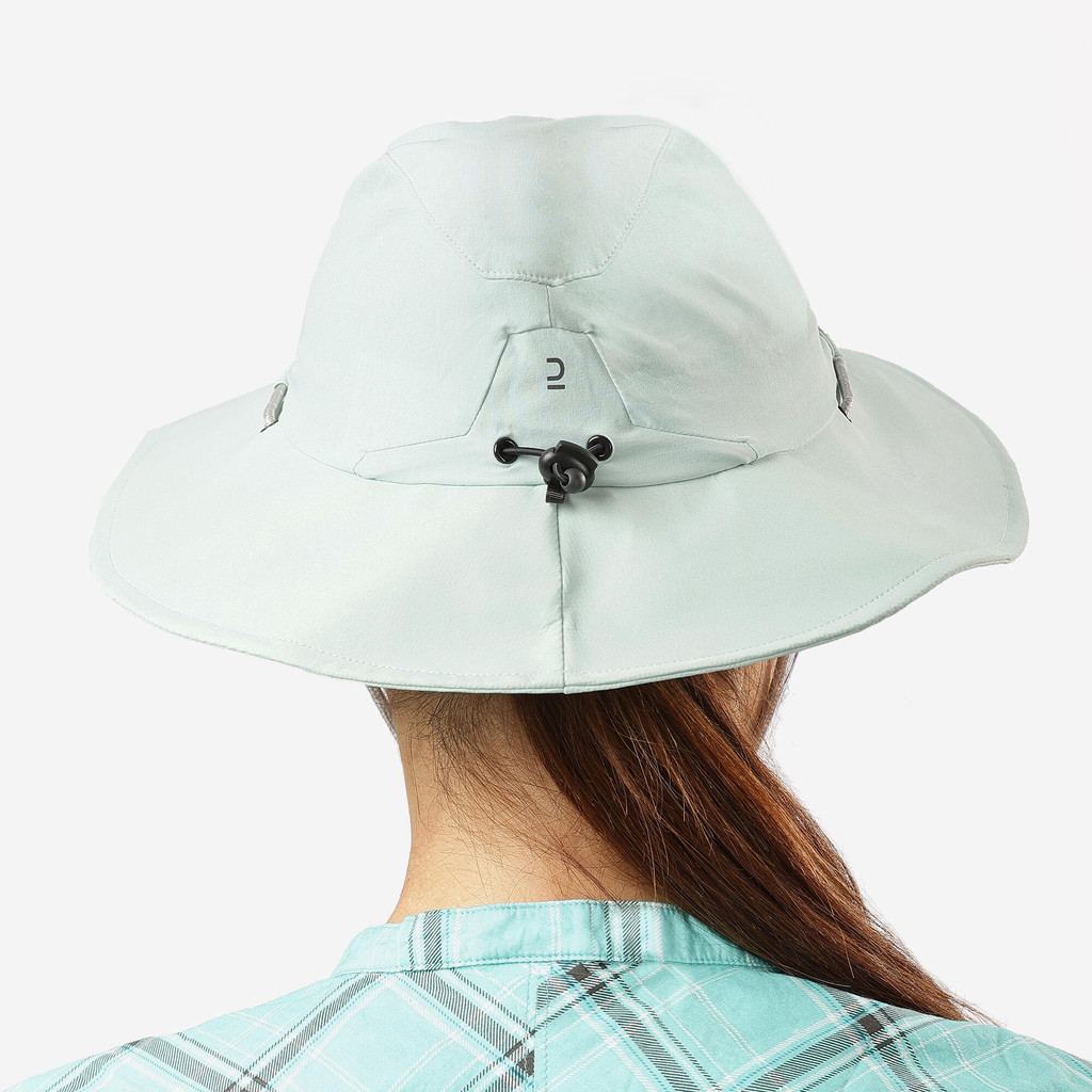 Ảnh Mũ trekking rộng vành chống tia UV MT500 cho nữ DECATHLON Xanh lá mã 8731355 4