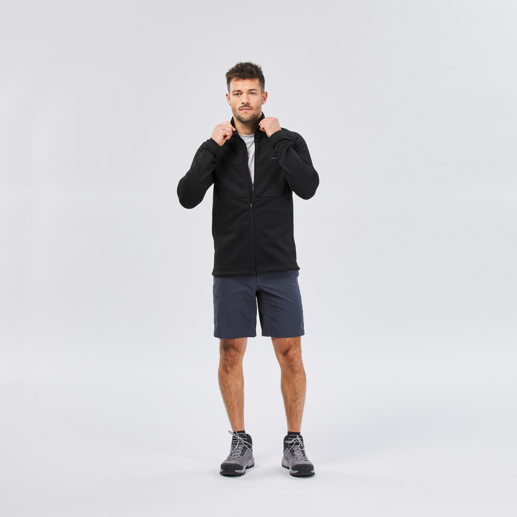 Ảnh Quần short dã ngoại MH100 cho nam DECATHLON Xám mã 8785231 3