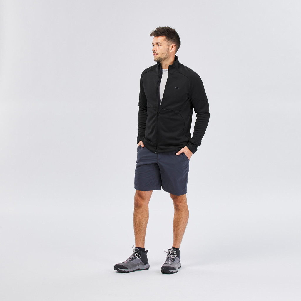 Ảnh Quần short dã ngoại MH100 cho nam DECATHLON Xám mã 8785231 1