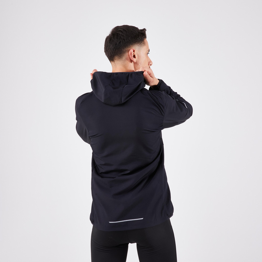 Ảnh Áo khoác chạy bộ nam chống gió DECATHLON Kiprun 100 đen mã 8843362 3