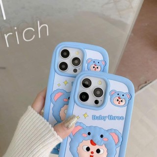 Ốp lưng iphone Baby Three hình voi đáng yêu 6plus/7plus/8plus/x/xs/xsmax/11/12/13/14/15/16/pro/plus/promax RABBI