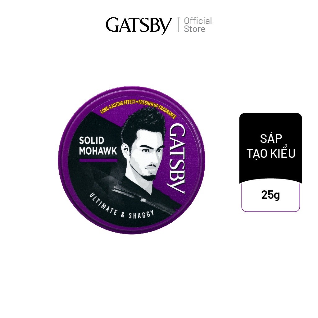 Ảnh Wax vuốt tóc GATSBY Styling Wax Ultimate & Shaggy 25g 2
