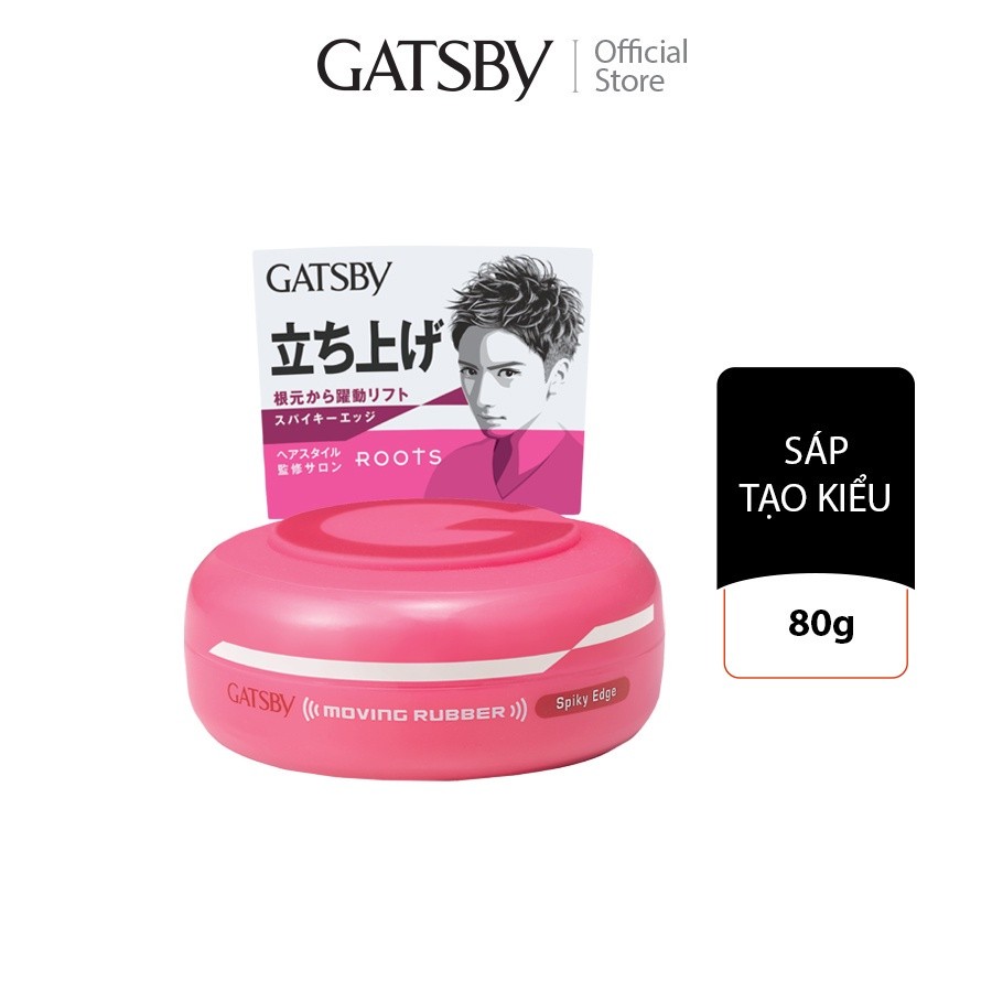 Ảnh Wax vuốt tóc GATSBY Moving Rubber Spiky Edge I 80g 1