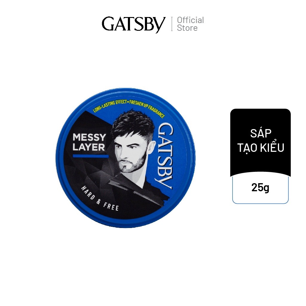 Ảnh Wax vuốt tóc GATSBY Styling Wax Hard & Free 25g 2