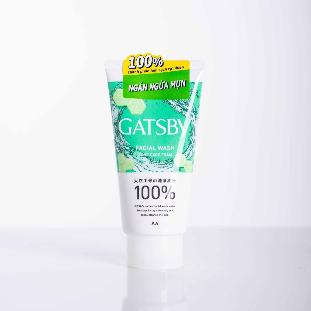 Ảnh Sữa rửa mặt ngăn ngừa mụn GATSBY Facial Wash Acne Care Foam Ap 130g 3