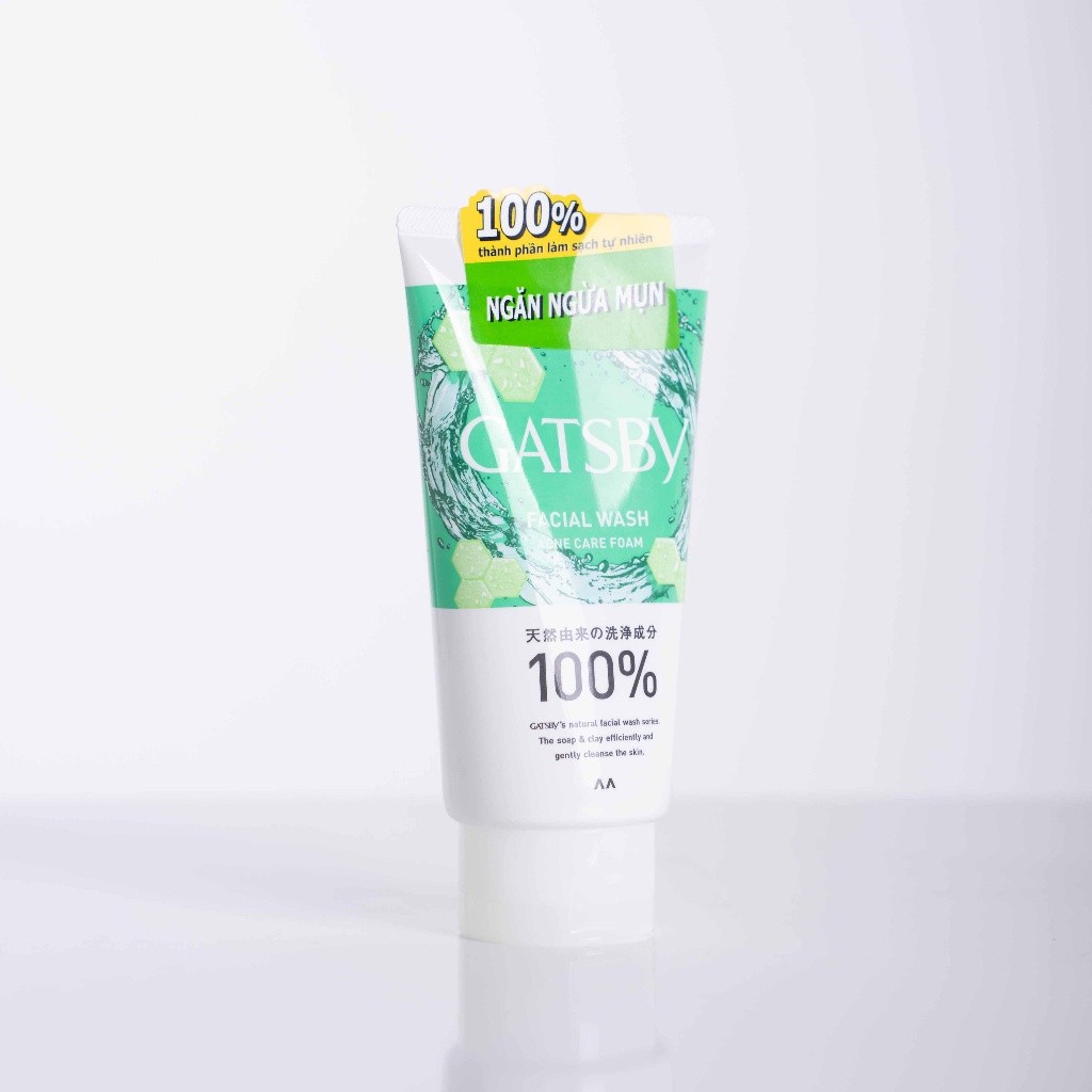 Ảnh Sữa rửa mặt ngăn ngừa mụn GATSBY Facial Wash Acne Care Foam Ap 130g 4