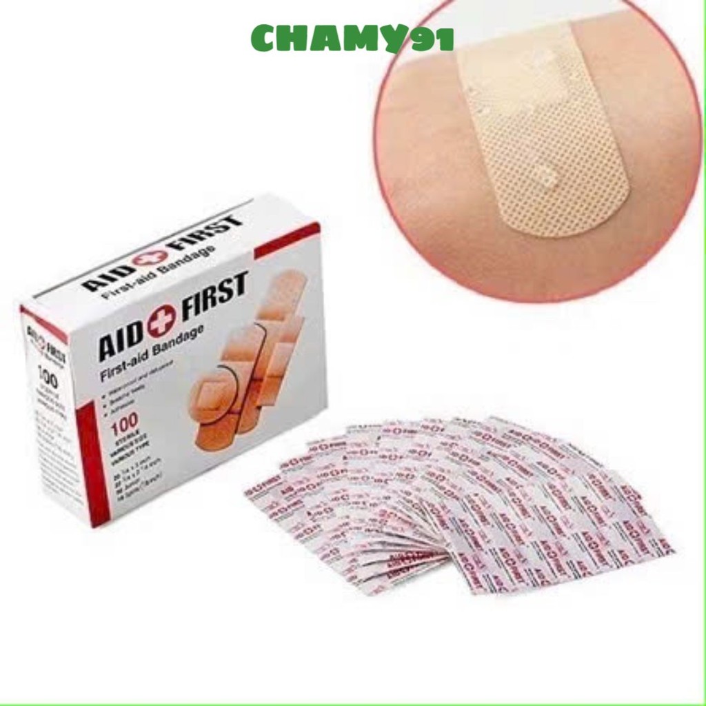 (COMBO 2) Hộp Băng Gạc Bảo Vệ Vết Thương,Băng Gạc Không Gây Kích Ứng - BĂNG GÂU CÁ NHÂN 100 MIẾNG
