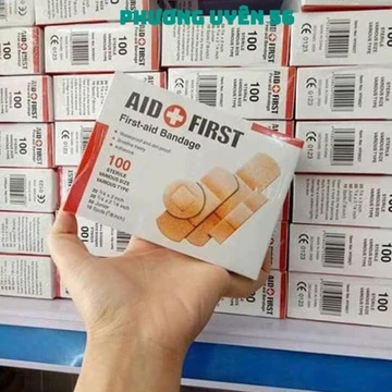 Hộp 100 Băng Gâu Cá Nhân Dán Vết Thương Tránh Nhiễm Trùng,Hộp Băng Gạc Y Tế 100 Miếng To Nhỏ Tốt Nhất - BĂNG GẠC LOAI TO