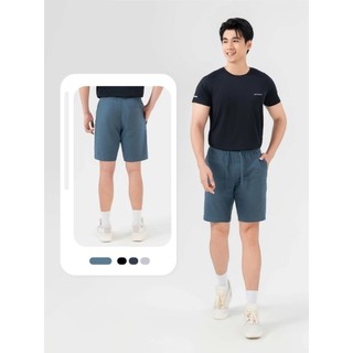 Quần short nam YODY quần đùi chất đũi siêu nhẹ co dãn thấm hút mồ hôi QSM7005 MCCS25S031