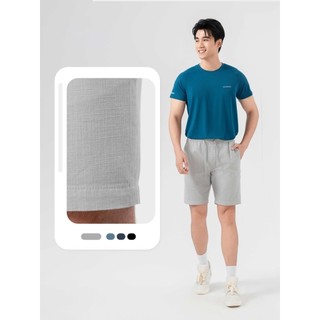 Quần short nam YODY quần đùi chất đũi siêu nhẹ co dãn thấm hút mồ hôi QSM7005 MCCS25S031