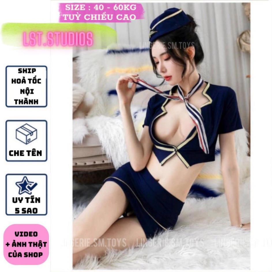 LL1044 Cosplay tiếp viên hàng không gợi cảm Cosplay sexy gợi cảm