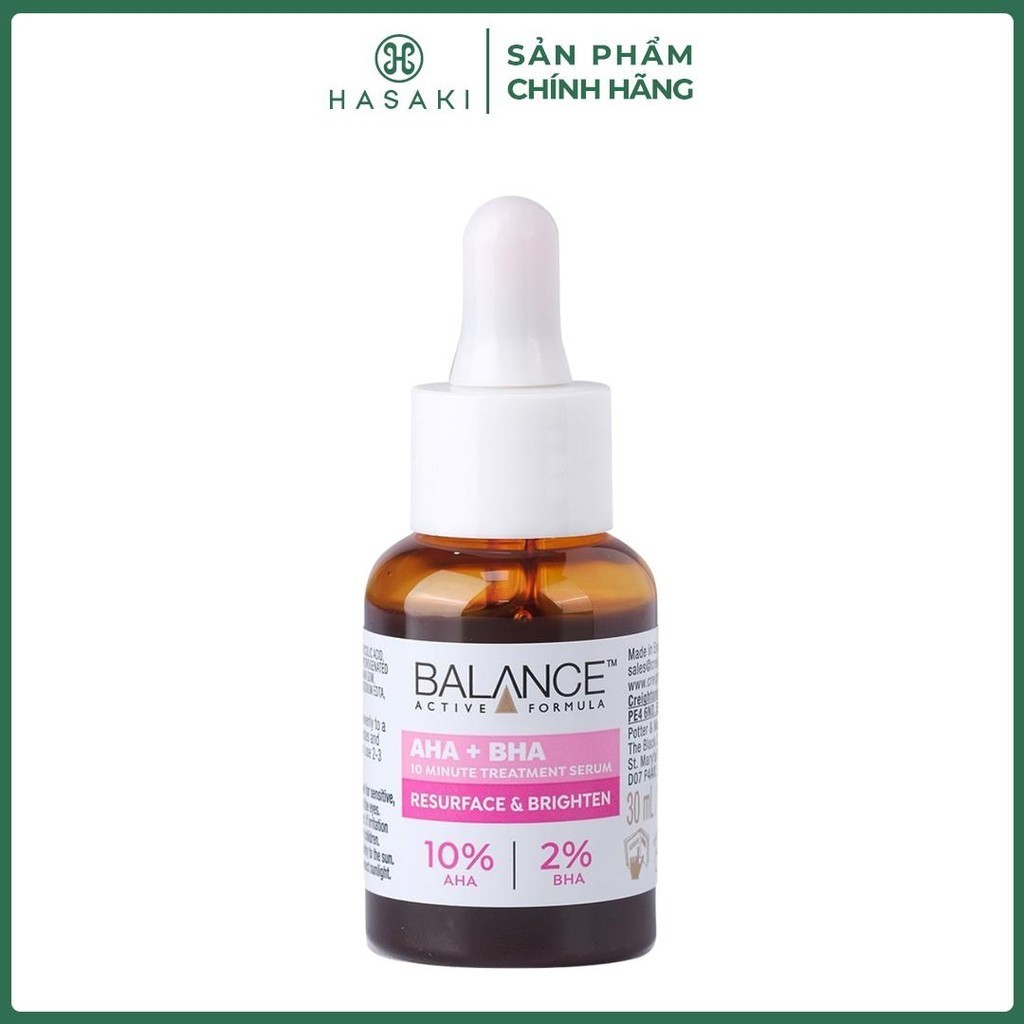 Serum Balance Active Formula AHA + BHA 2% 30ml Hasaki Sản Phẩm Chính ...