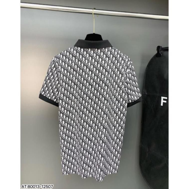 ÁO Polo nam DIO cổ tròn bẻ tiết tay ngắn phong cách trẻ trung chuẩn from