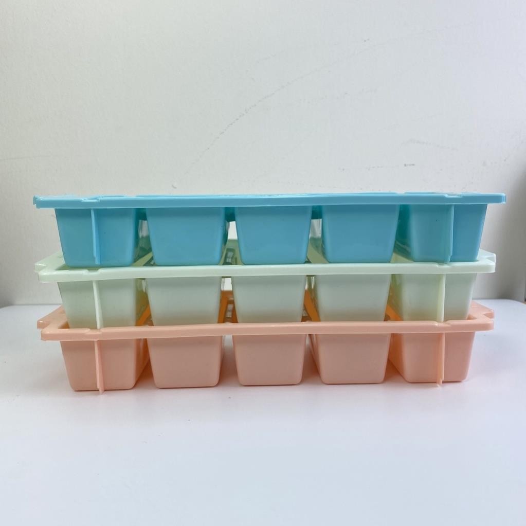 Khay làm đá 5 ô to nhựa Việt Nhật 6965 - Khay đá hình chữ nhật, khay để đồ ăn dặm cho AMIZIN AMIZIN