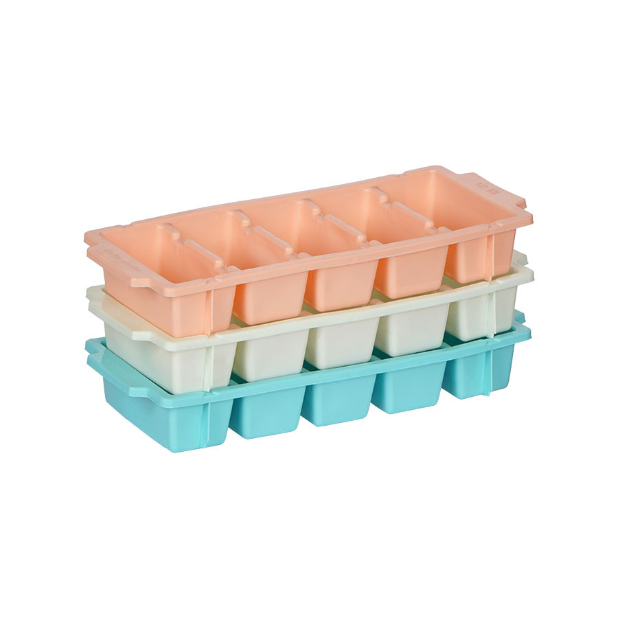 Khay làm đá 5 ô to nhựa Việt Nhật 6965 - Khay đá hình chữ nhật, khay để đồ ăn dặm cho AMIZIN AMIZIN