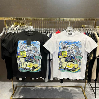 Áo Phông Nam Nữ Premium Cotton PB In Hoạ Tiết Hình Khu Rừng Mộng Mơ Graffiti Cổ Bo Dày Dặn Dành Cho Anh Em Boy Phố 2025