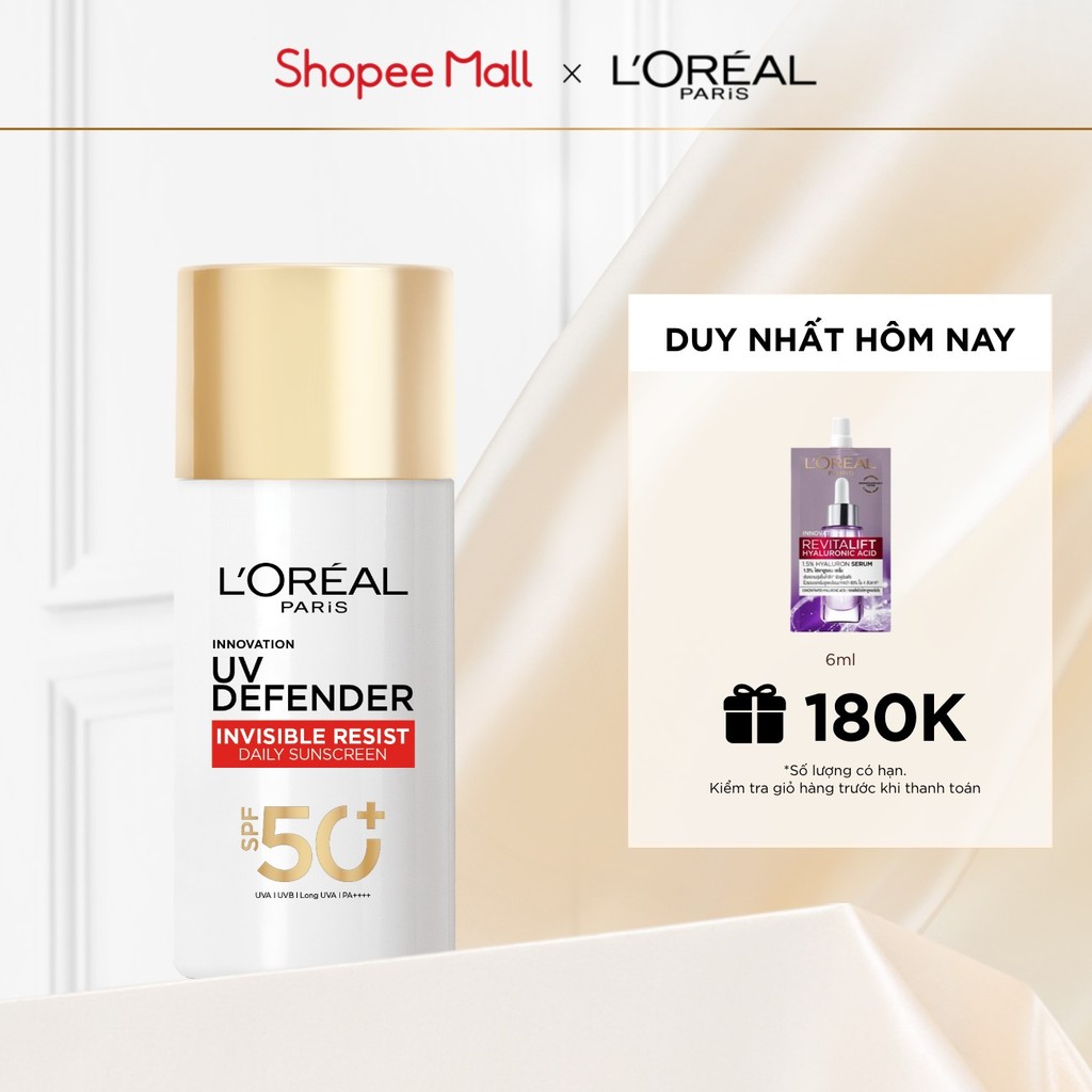 L’Oreal Paris UV Defender Serum SPF50+ PA++++
