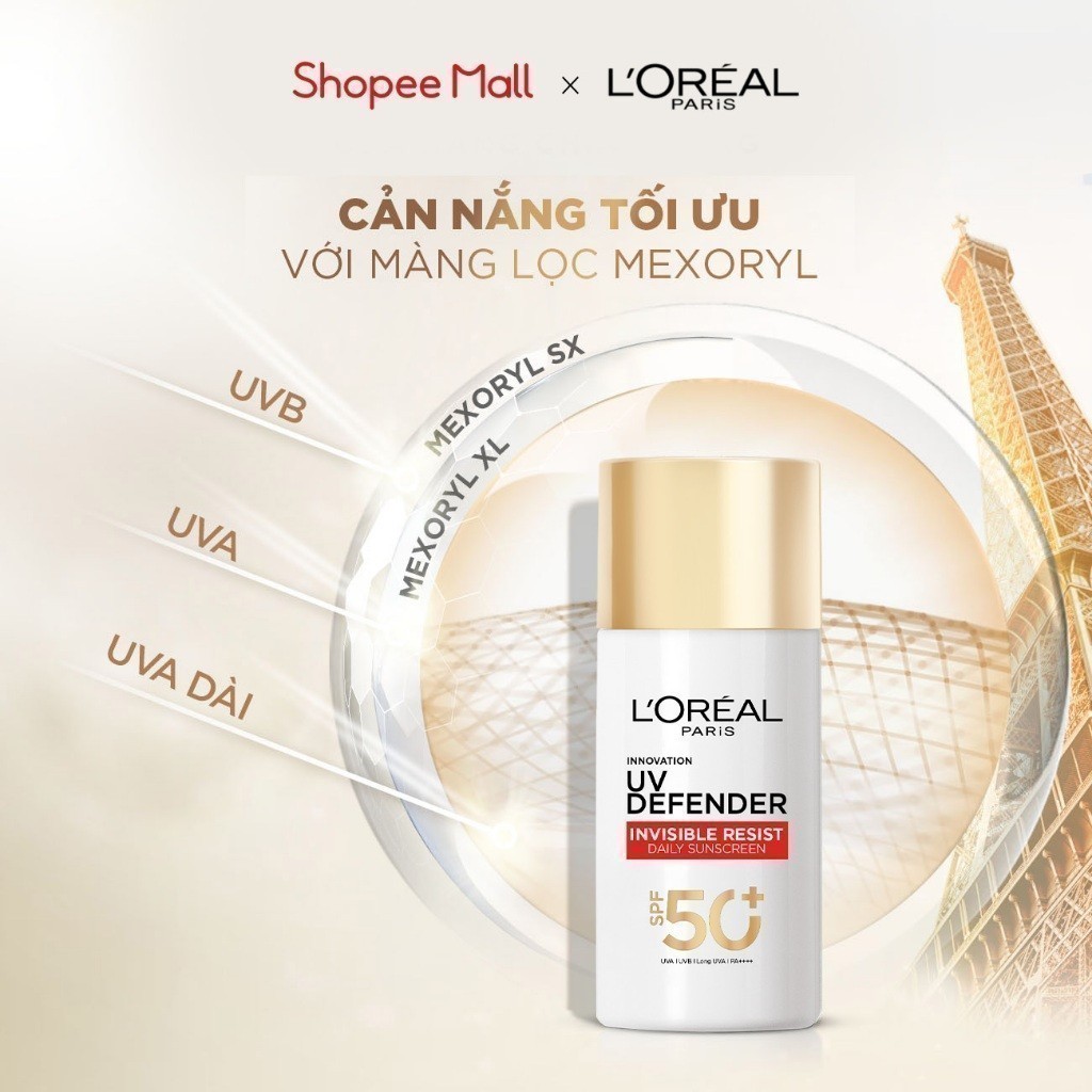 Ưu điểm L’Oreal Paris UV Defender Serum SPF50+ PA++++