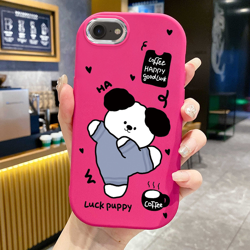 Ốp Lưng iPhone 6 Plus 6s Plus 7 Plus 8 Plus X Xs Max Xr 11 Pro Max Case Chó siêu dễ thương