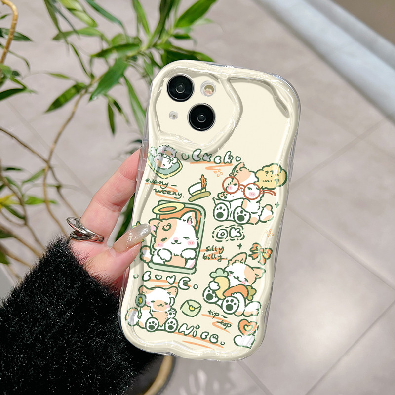 Ốp Lưng Realme C53 C51 C51s C65 C55 Note 50 Narzo N53 N55 Case Trong suốt Siêu dễ thương hoạt hình chó