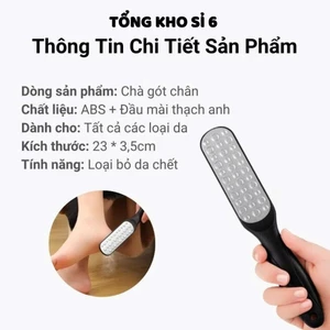 Dụng Cụ Mài Gót Chân 2 Mặt,Cây Chà Gót Nhật Bản VACOSI Tẩy Da Chết Nhẹ Nhàng - MÀI GÓT CHÂN LOẠI BỎ DA CHẾT