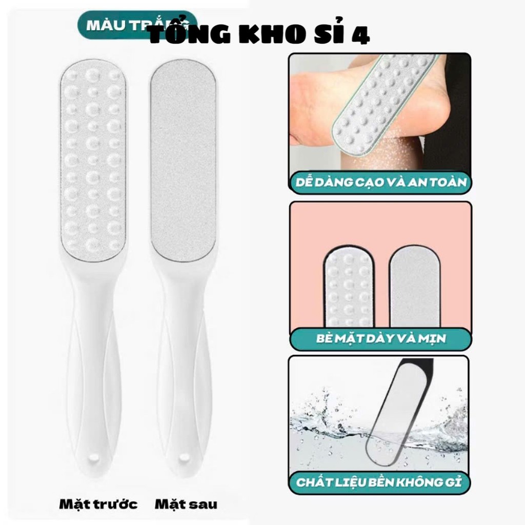 Dụng Cụ Chà Gót Chân 2 Mặt Vacosi,Cây Chà Gót Chân Làm Sạch Da Chết - MÀI GÓT CHÂN NHẬT BẢN CHĂM SÓC CHÂN TOÀN DIỆN