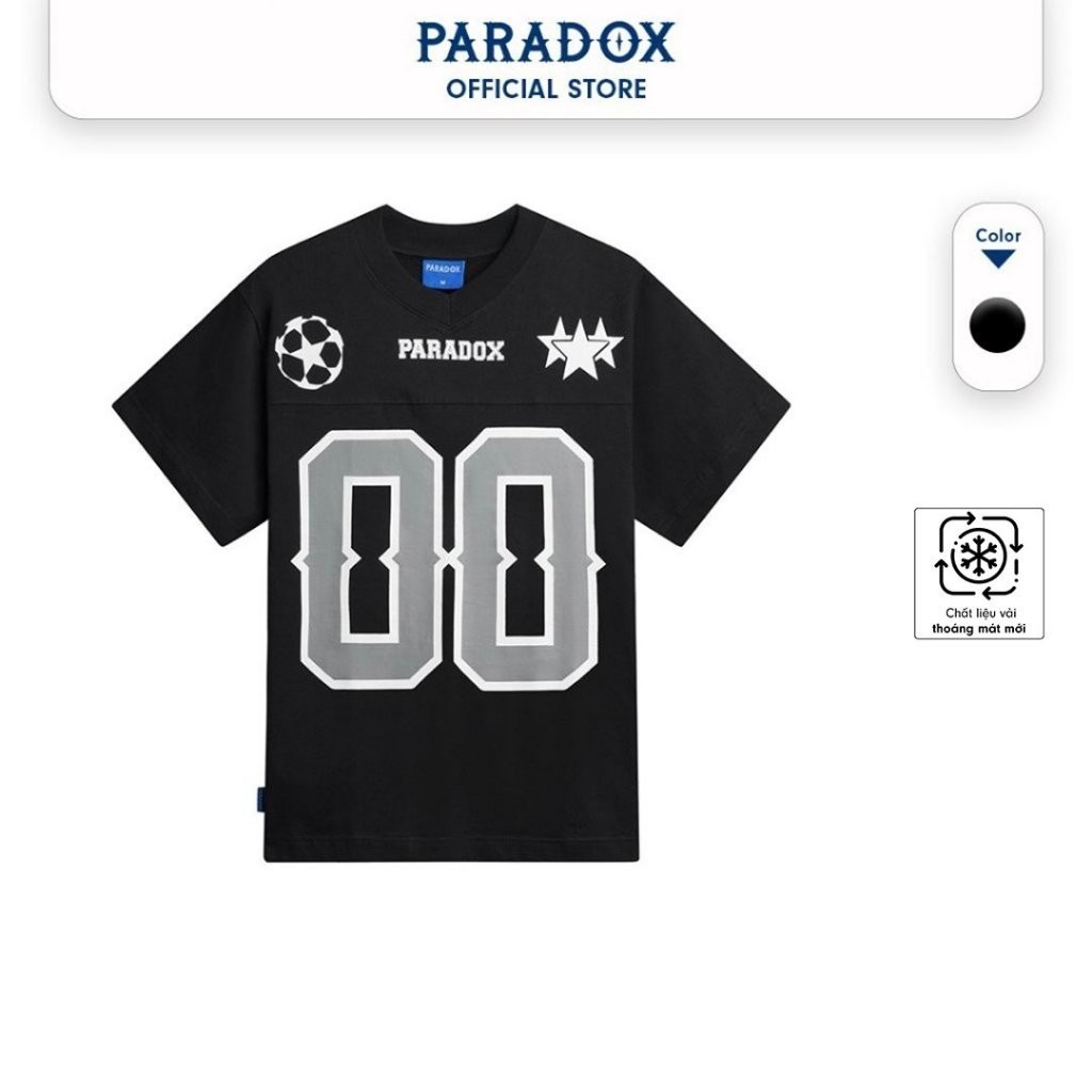 Ảnh Áo thun DOUBLE ZERO JERSEY Cotton PARADOX AT4P1023 4