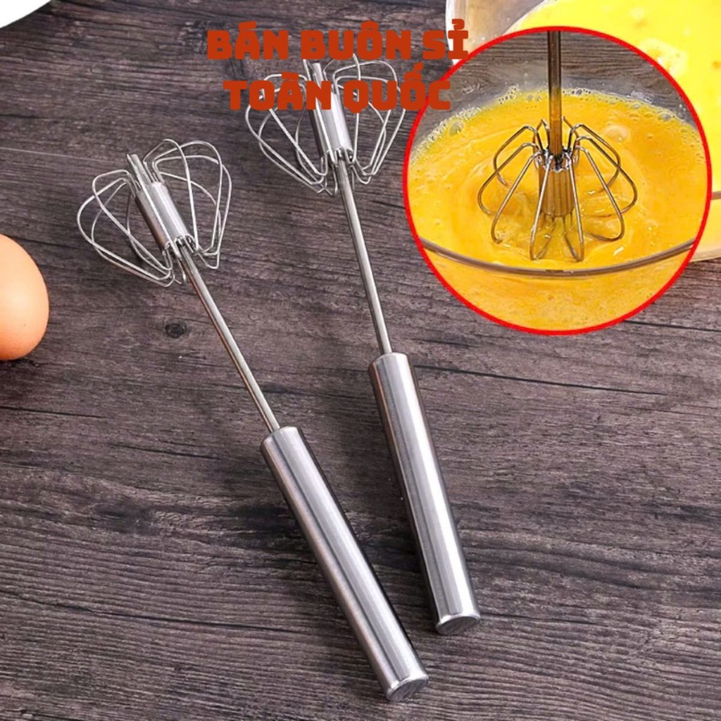 CÂY ĐÁNH TRỨNG TỰ ĐỘNG, Dụng Cụ Đánh Trứng Bán Tự Động Mini Cầm Tay Inox 304- MA:CAYDANHTRUNG