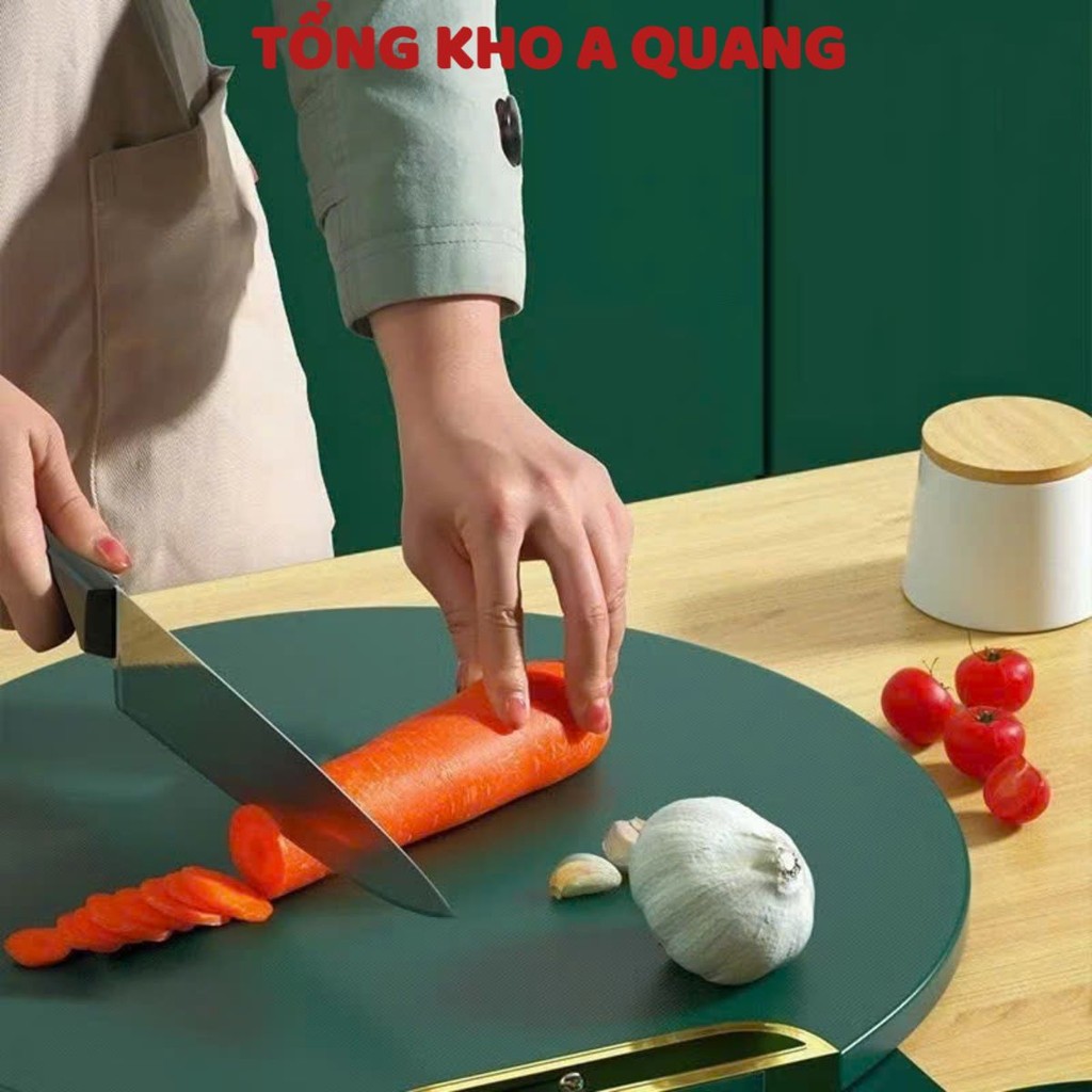 (COMBO 2) Thớt Xanh Chất Lượng Cao Không Biến Dạng,Thớt Tròn Kháng Khuẩn An Toàn Cho Gia Đình - THỚT NHỰA PE TRÒN