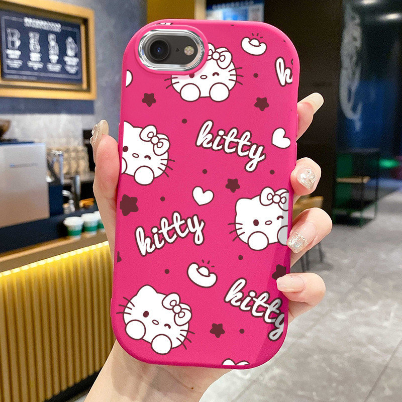Ốp Lưng iPhone 6 Plus 6s Plus 7 Plus 8 Plus X Xs Max Xr 11 Pro Max Case Mèo Nhỏ Dễ thương