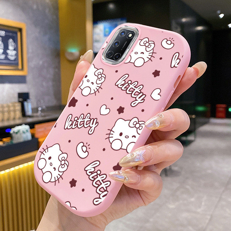 Ốp Lưng OPPO A52 A72 A92 A74 A95 F19 F19s Case Mèo Nhỏ Dễ thương