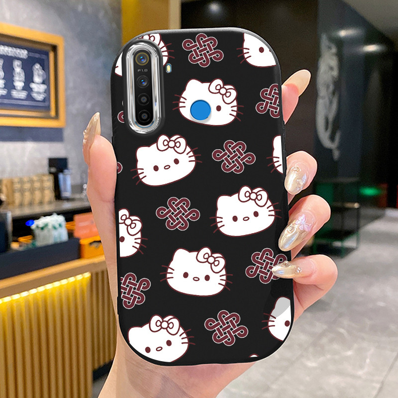 Ốp Lưng Realme 5 5i 5s 6i C3 C3i 8 Pro 8i Narzo 50 Case Mèo Nhỏ Dễ thương