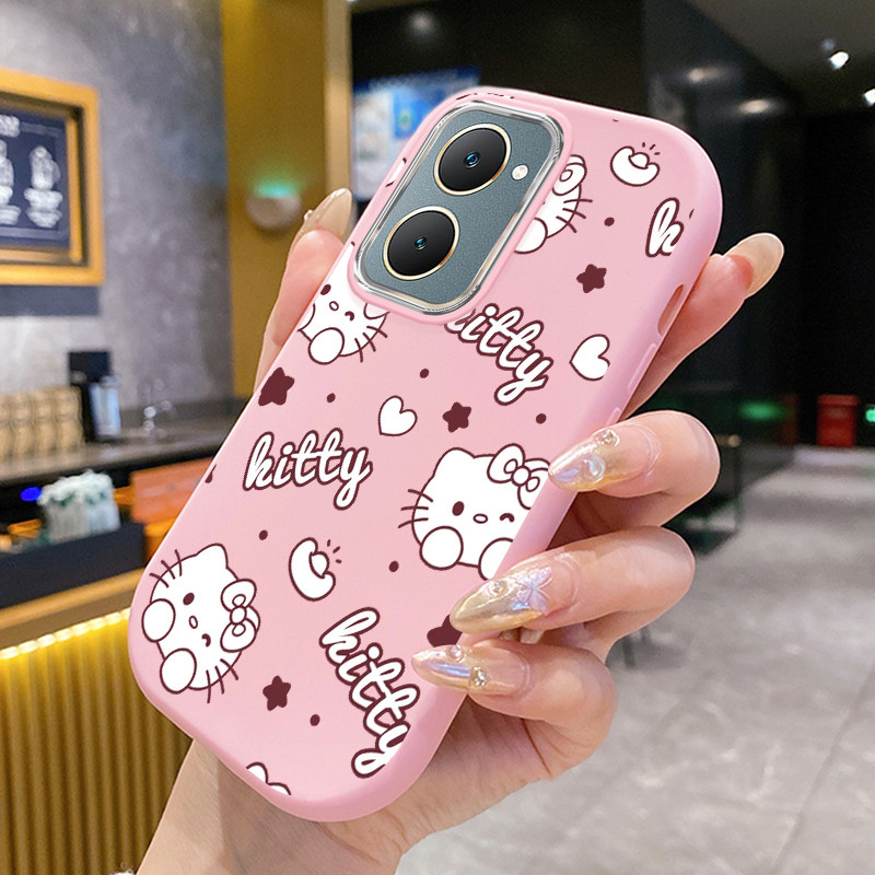 Ốp Lưng VIVO Y03 Y03T Y18 Y18i Y18e Y02 Y02a Y02t Y02s Y28s Y37 5G Y11 2023 Case Mèo Nhỏ Dễ thương