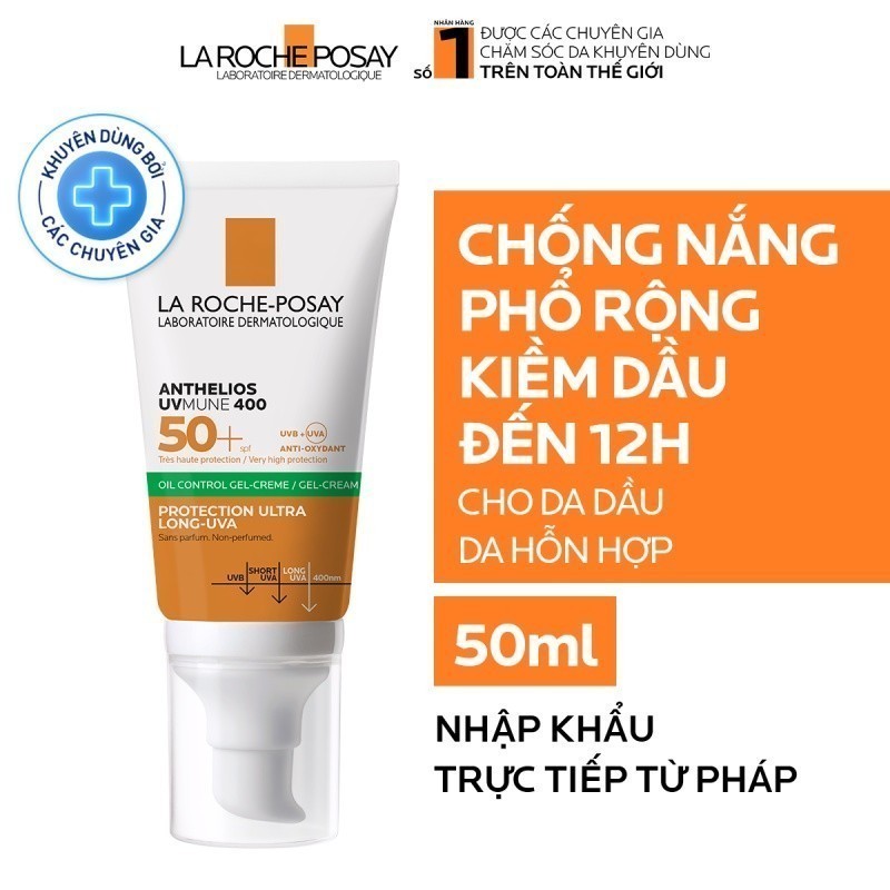 Ưu điểm La Roche-Posay Anthelios UVMUNE 400 Oil Control Gel Cream