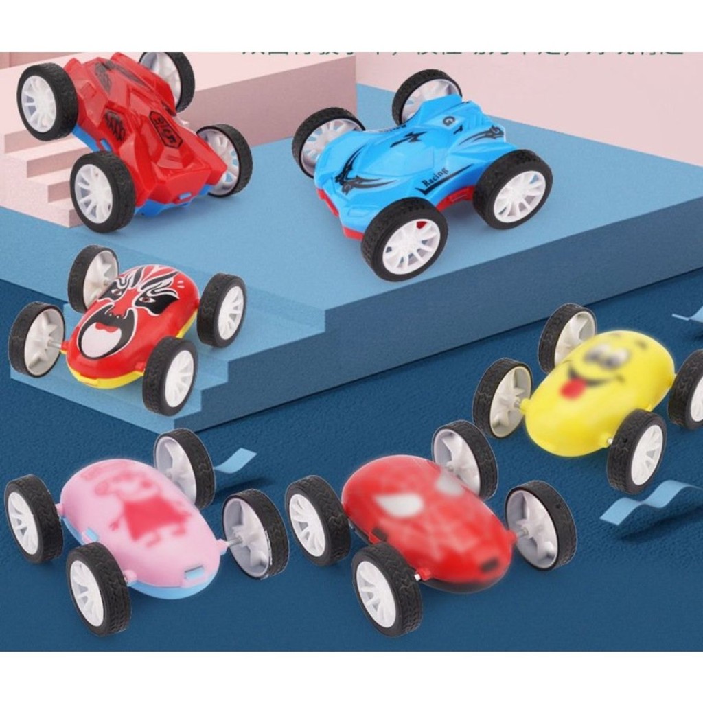 Xe quán tính mini lật 360 độ siêu dễ thương cho bé trai bé gái đồ chơi giải trí cho trẻ em