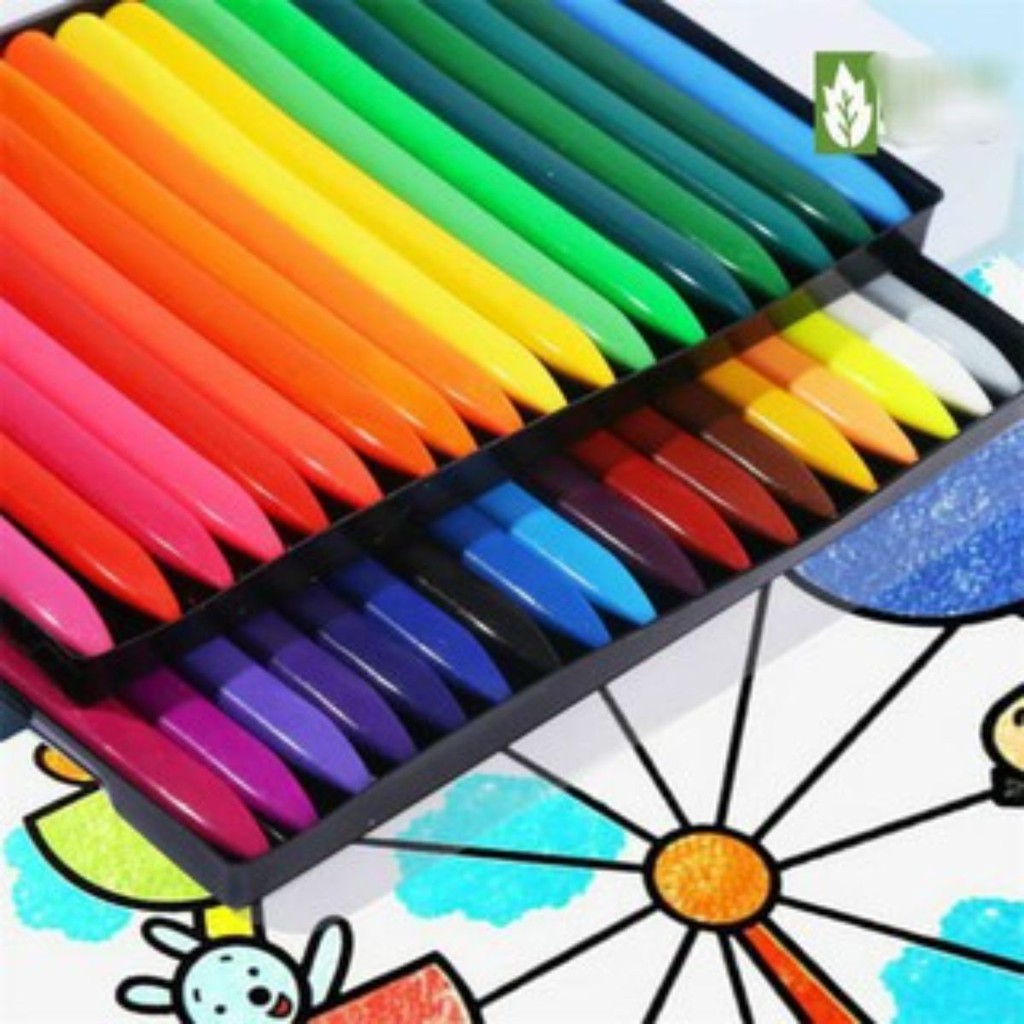 BÚT SÁP MÀU HỮU CƠ 12-24 CÂY AN TOÀN CHO BÉ YÊU TẬP TÔ VẼ