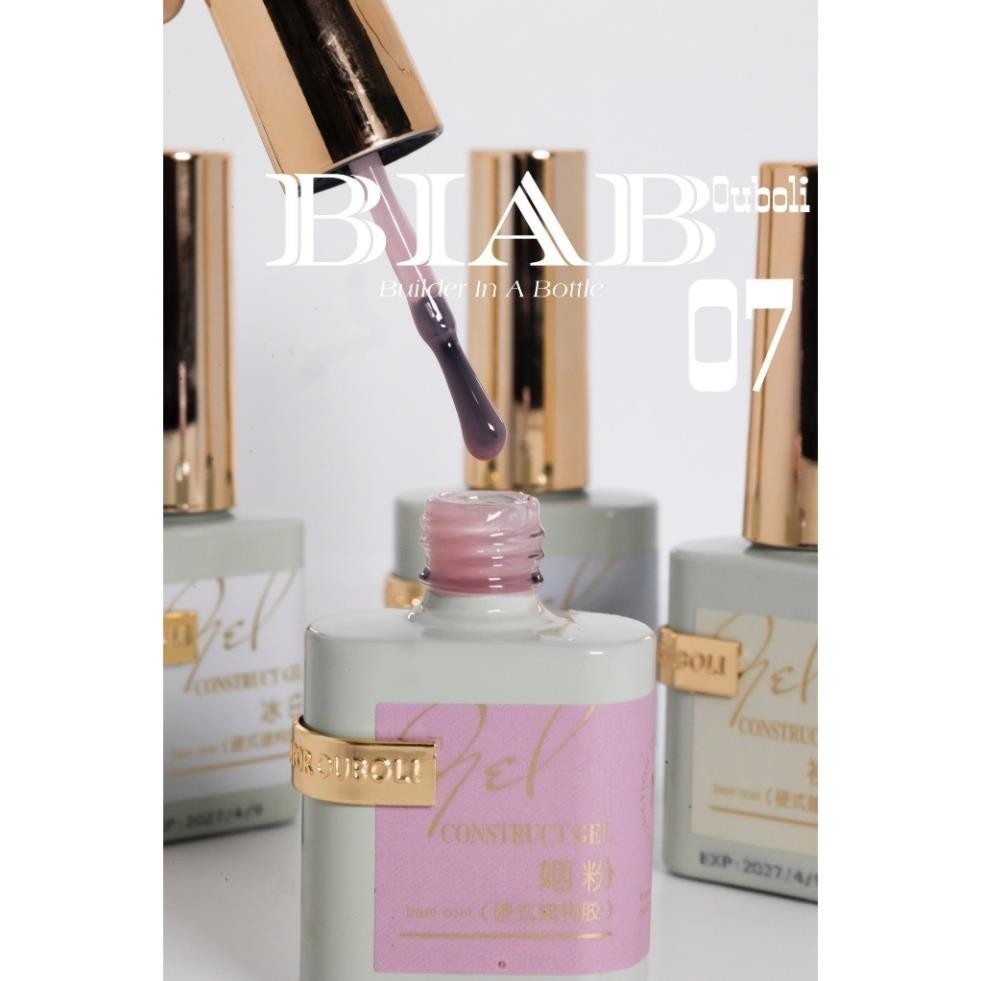 Sơn Ouboli Biab, sơn gel đắp móng,  Làm Đầy Nuôi Dưỡng Móng Chuyên Dụng Cho Làm Nail