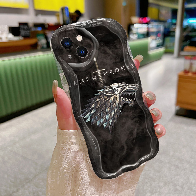 Ốp Lưng iPhone 16 Pro Max 15 Pro Max 14 Pro Max Plus 13 Pro Max 12 Pro Max Case Trong suốt Hoạt hình Mẫu sói tuyệt vời
