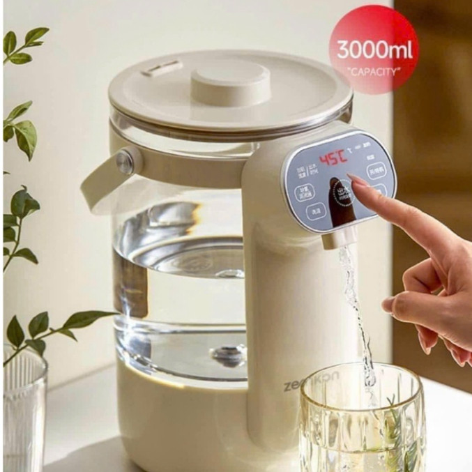 Bình đun nước khử clo, giữ nhiệt giữ ấm suốt cả ngày hãng #ZEMKON