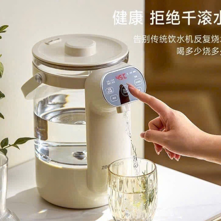 Bình đun nước khử clo, giữ nhiệt giữ ấm suốt cả ngày hãng #ZEMKON