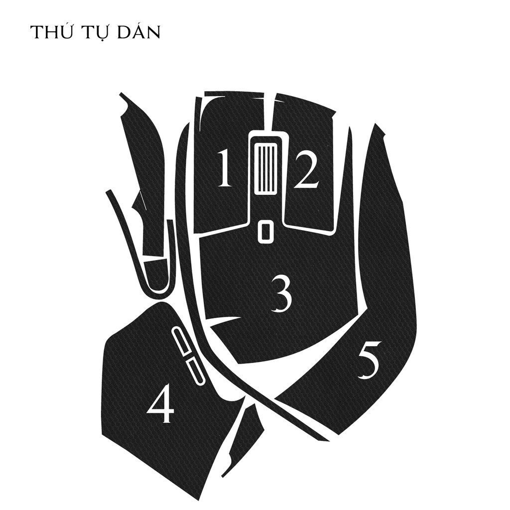 Skin dán chuột Logitech MX Master 3, 3s mẫu mạch điện tròn | Film 3M | Custom theo yêu cầu