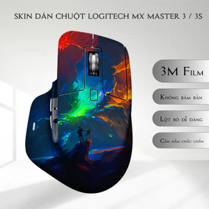 Skin dán chuột Logitech MX Master 3, 3s mẫu graffiti grf006 | Film 3M | Custom theo yêu cầu