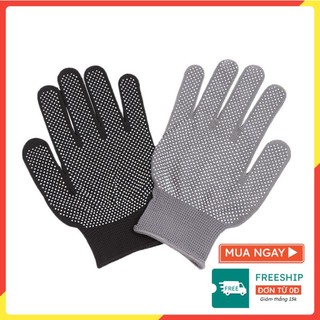 SET 24 ĐÔI Găng Tay Lao Động Có Hạt Chống Trơn Trượt - Bao Tay Bảo Hộ Dùng Làm Vườn Kéo Co OKAMAS